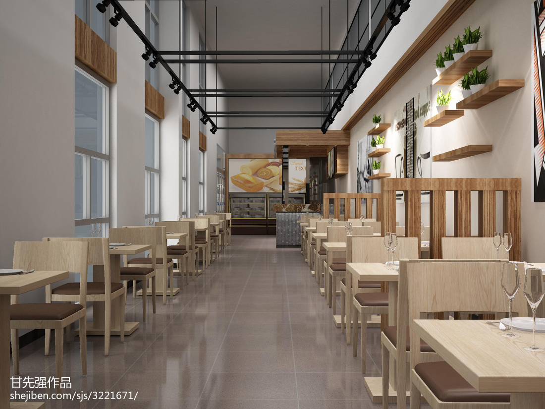 餐饮店面装修图集 – 设计本装修效果图
